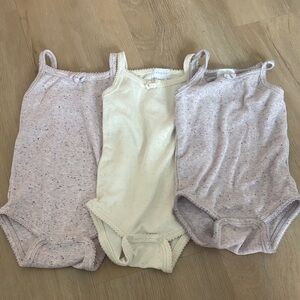 Jamie Kay Kids Bodysuit Set - Cream and Light Gray